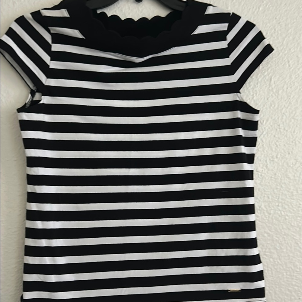 Anne Klein Black and White Top - Picture 1 of 7